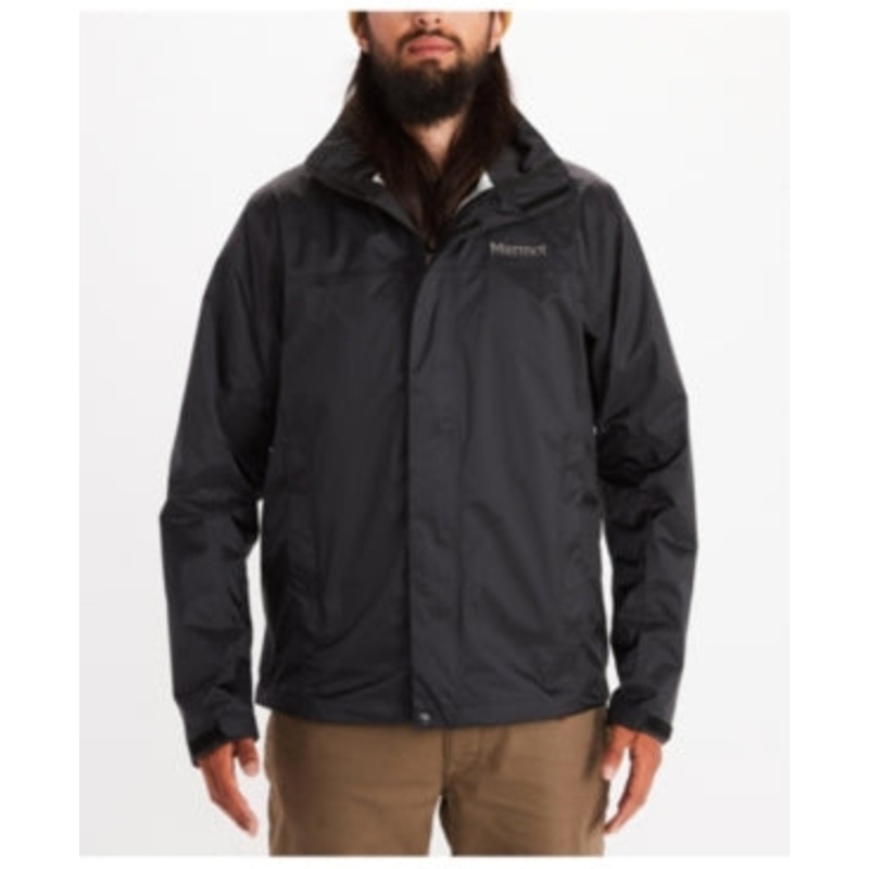 Marmot Big Tall Precip Eco Jacket Black Men's Clothing Size XXL 2XL Rain Jacket
