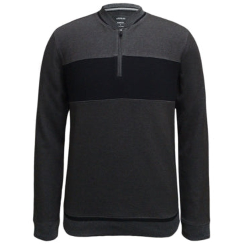 Alfani Mens Baseball Ottoman Charcoal Heather Grey Jacket XXL 2XL