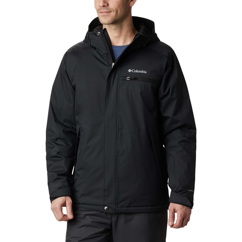 Columbia Men's Valley Point Waterproof Hooded Jacket Black Large