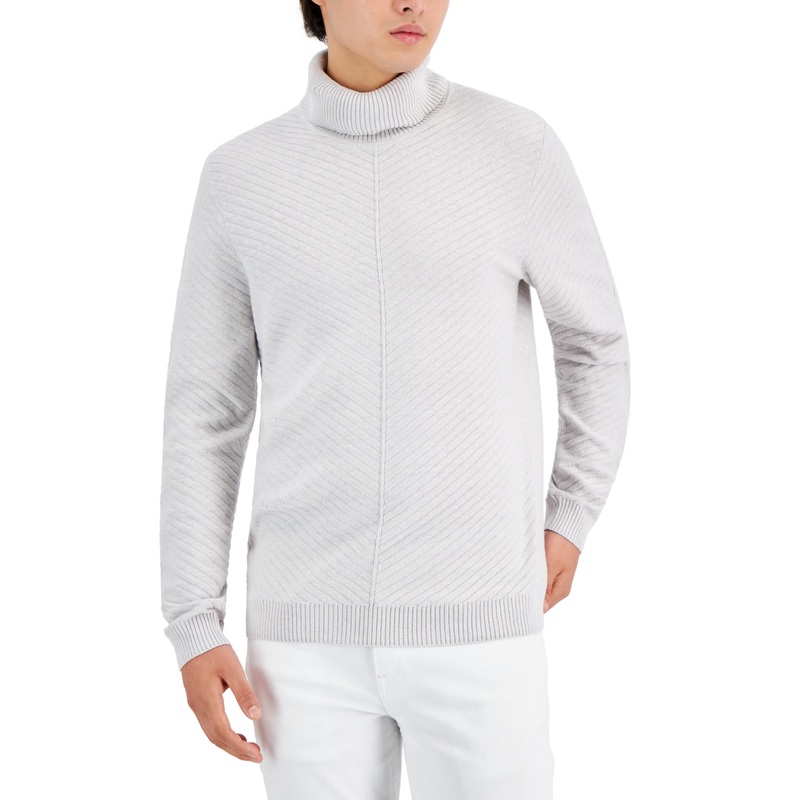 I.N.C. INTERNATIONAL CONCEPTS Men's Axel Turtleneck Sweater Grey Medium
