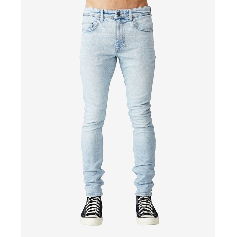 COTTON ON Men's Super Skinny Jeans Vapour Blue 34" Waist