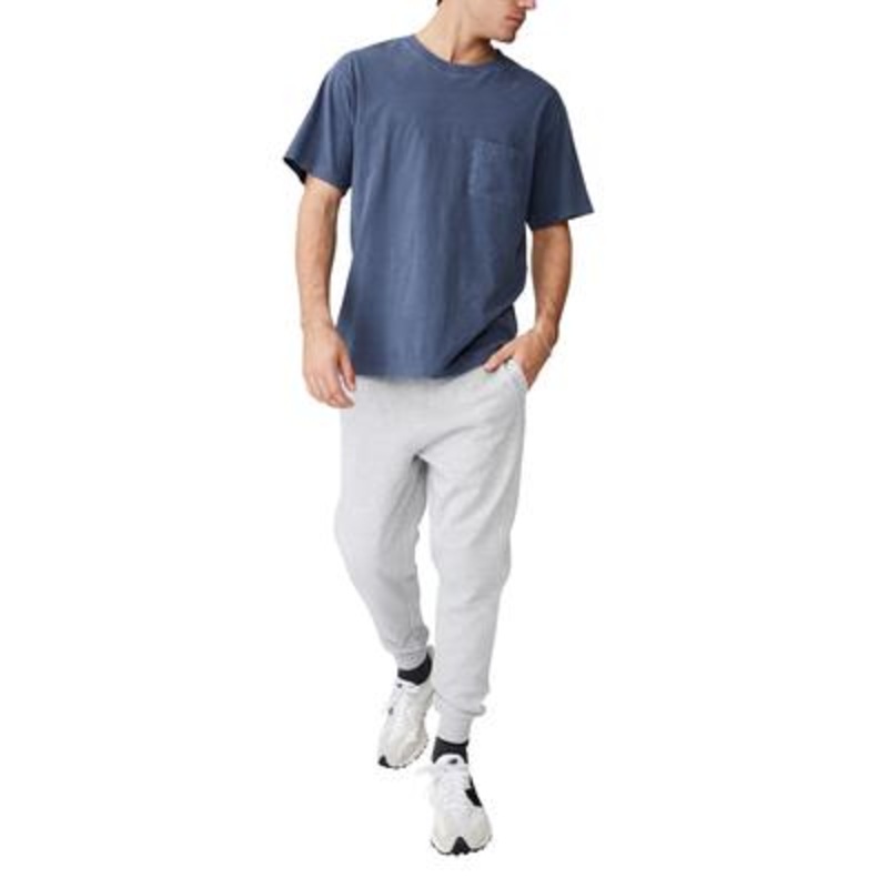 COTTON ON Men's Trippy Slim Trackie Sweatpants Gray XL