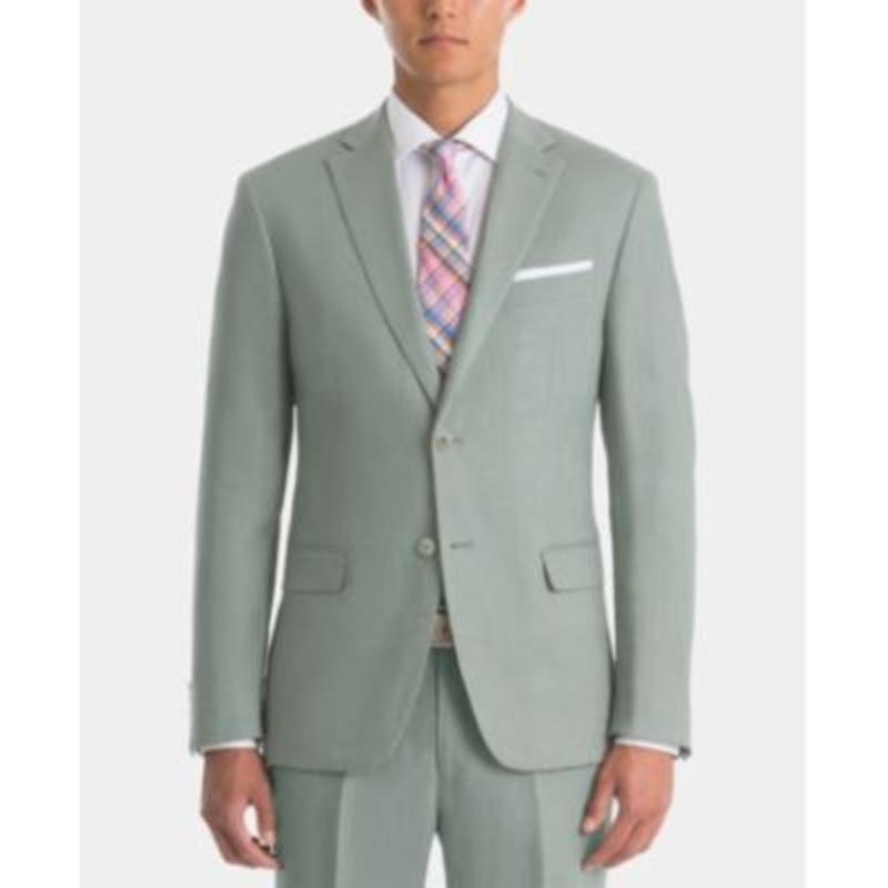 Lauren Ralph Lauren Mens Ultra Flex Classic Fit Suit Jacket  Light Sage  40R