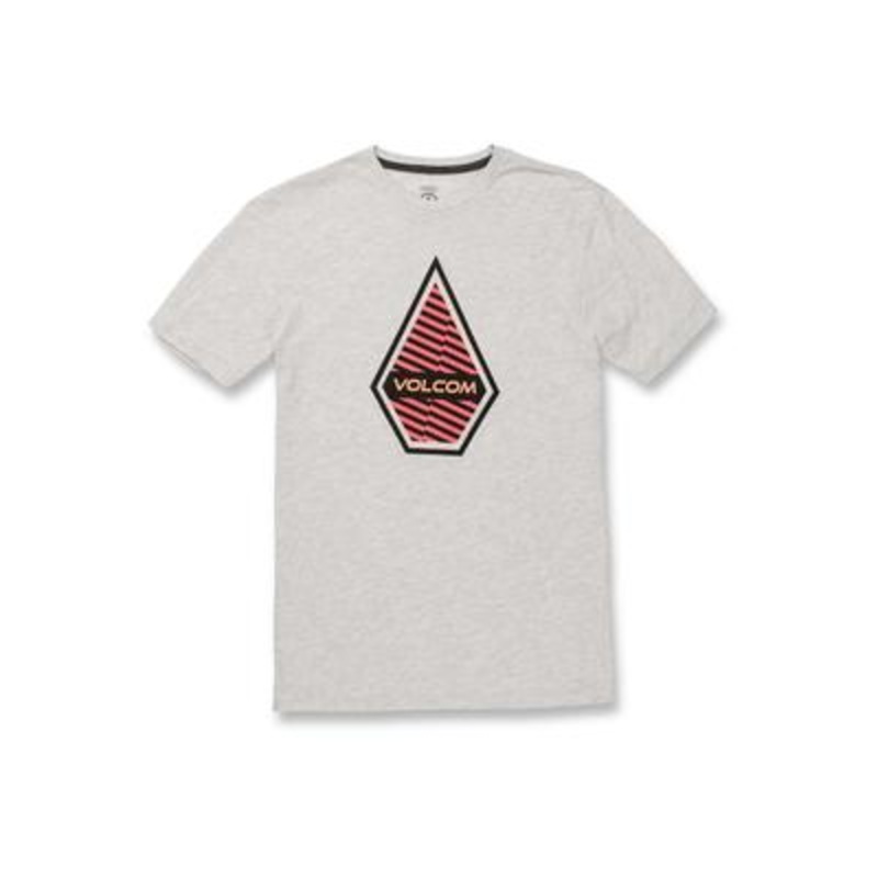 Volcom Men's Interference Short Sleeve T Shirt Bone Heather Medium