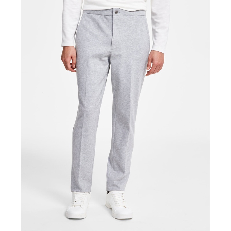 ALFANI Men's Modern Knit Suit Pants Grey 36 x 32