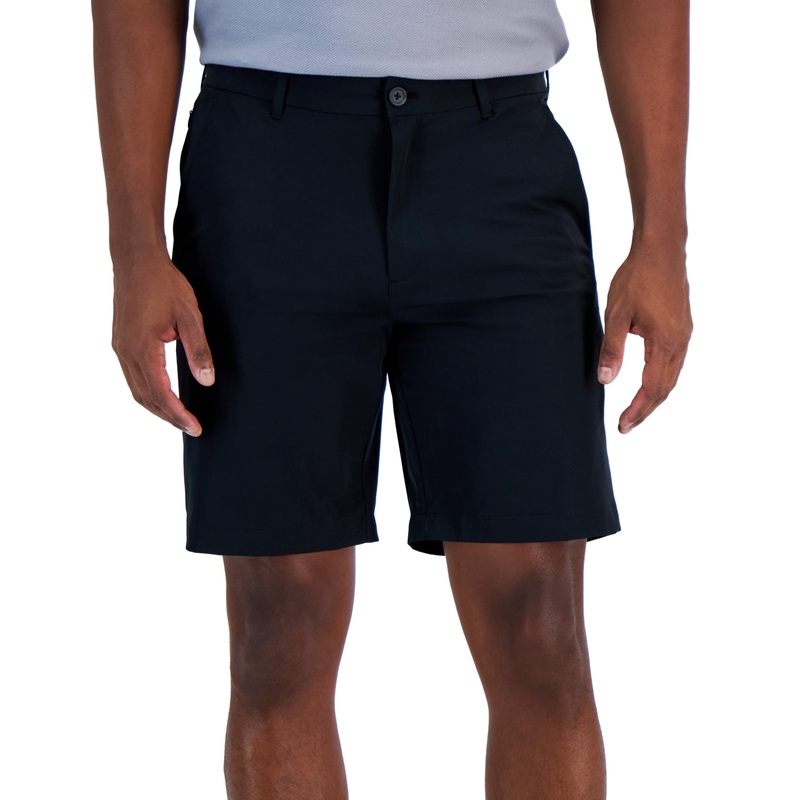 Alfani Mens Tech Shorts Deep Black Size 32