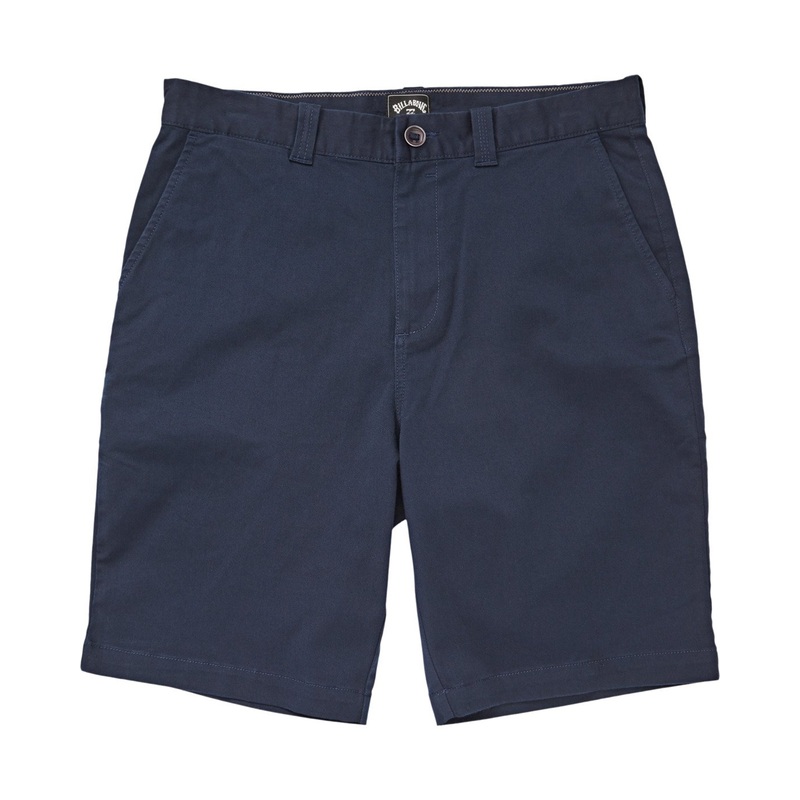 Billabong Mens Carter Stretch Walk Chino Shorts  Navy 38