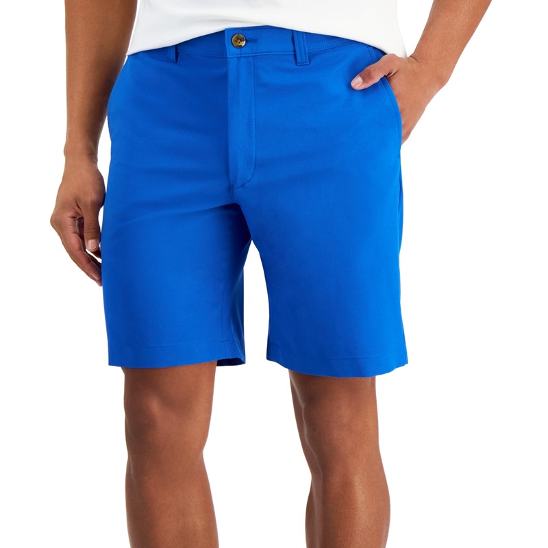 Club Room Mens Kendale Shorts 42" Waist Swiss Seaport Blue