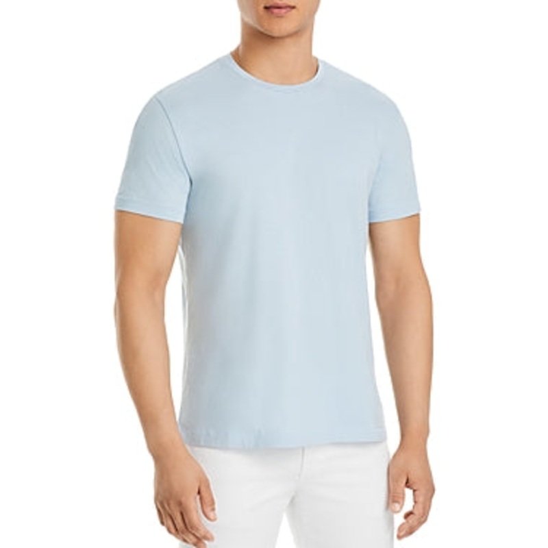 The Mens Store at Bloomingdales Supima Cotton Crewneck T Shirt Blue Small