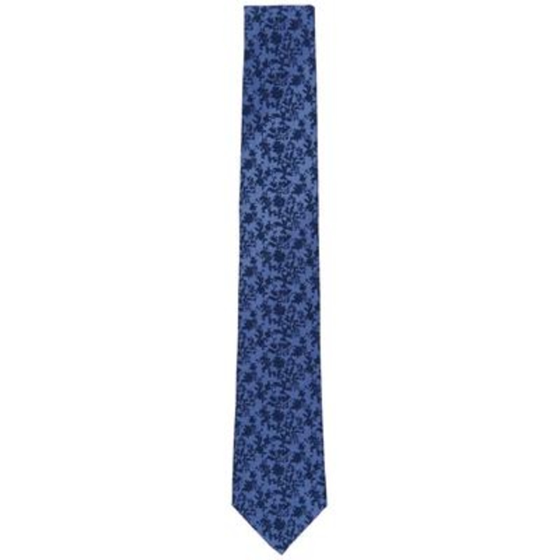 Bar Iii Men's Necktie Nadel Floral Tie Navy Osfa Reg