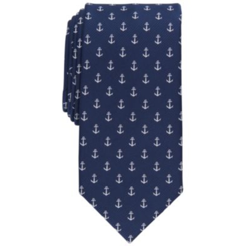 Club Room Men's Anchors Away Tie Navy