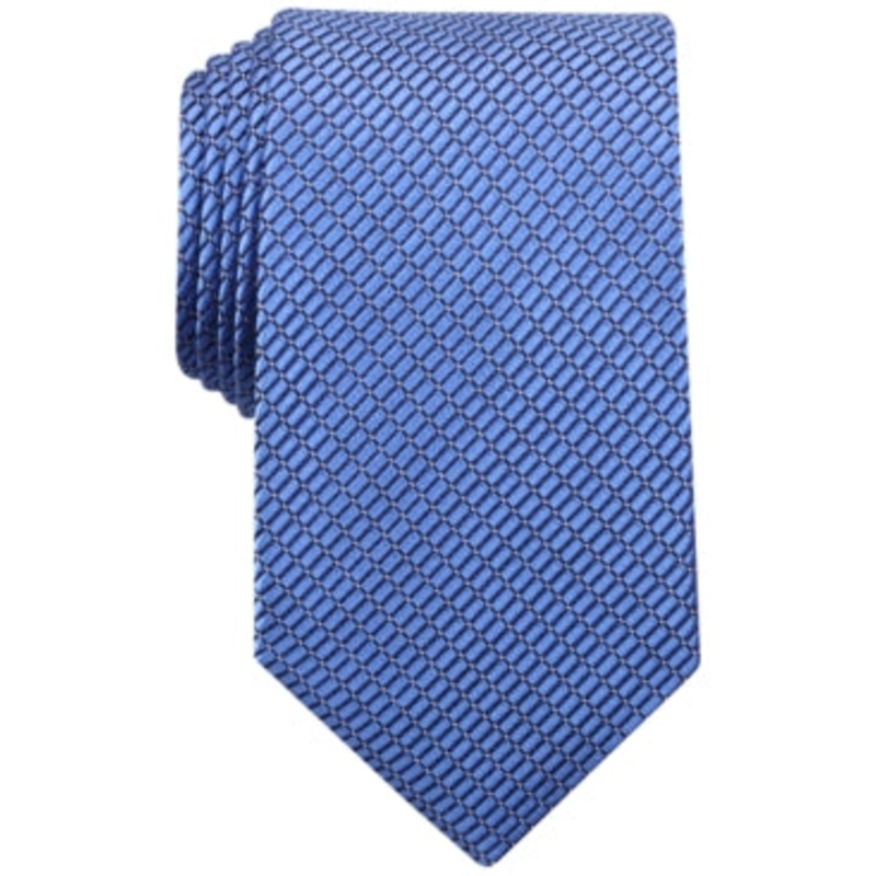 Nautica Men's Adrift Solid Tie Blue Navy  Osfa Reg