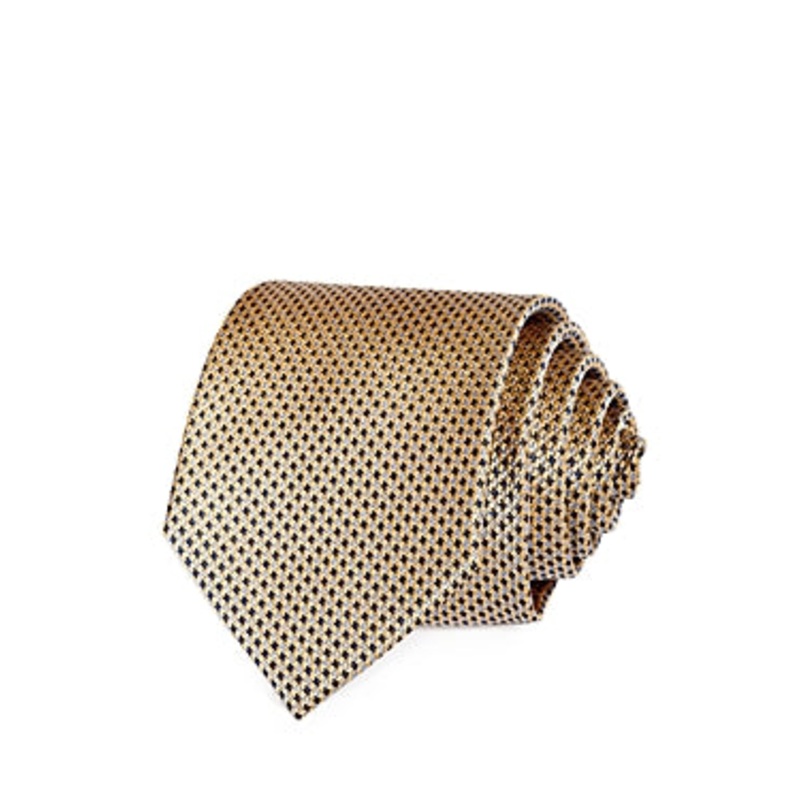 The Men's Store at Bloomingdales Micro Grid Silk Classic Necktie OSFA