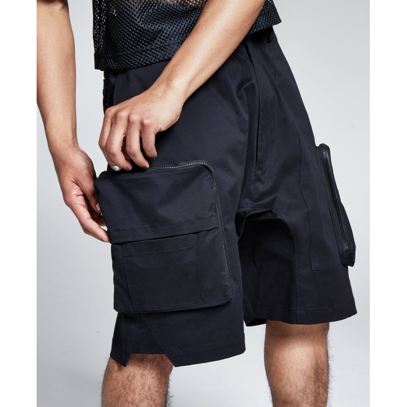 And Now This's 531 by JEROME LAMAAR Mens Cargo Shorts Deep Black Medium
