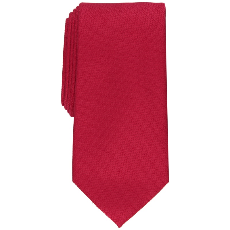 Club Room Mens Holt Solid Tie Red OS