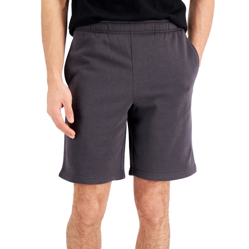 ID Ideology Men's Fleece Shorts Deep Charcoal Large