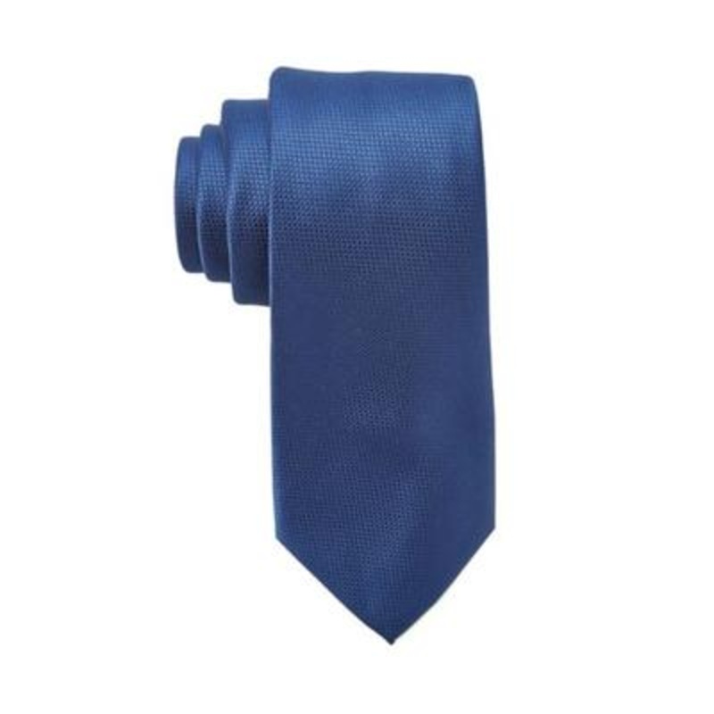 Nautica Men's Solid Navy Blue Tie Navy Osfa Reg