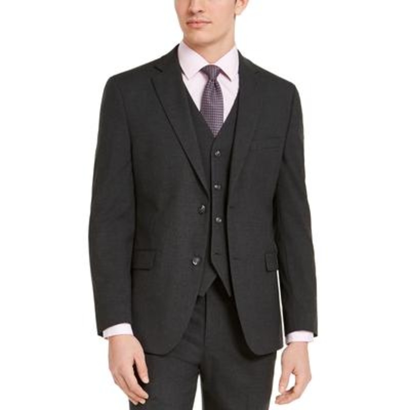 Alfani Men's Slim-Fit Stretch Suit Jacket Charcoal 50XL