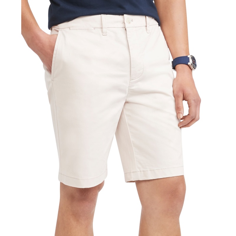 Tommy Hilfiger Men's Big & Tall 9" Shorts Feather White 48" Waist
