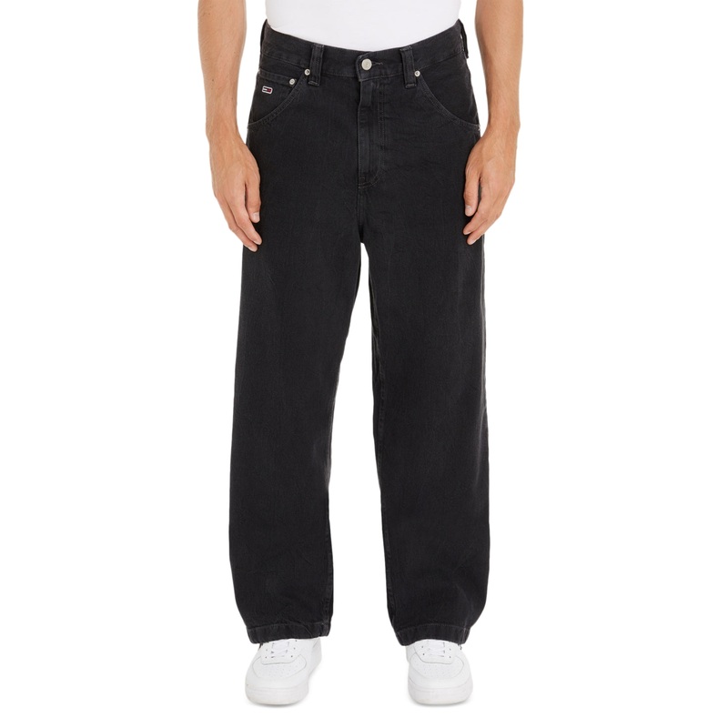 Tommy Hilfiger Tommy Jeans Men's Aiden Loose Fit Denim Jeans Black 38 x 30