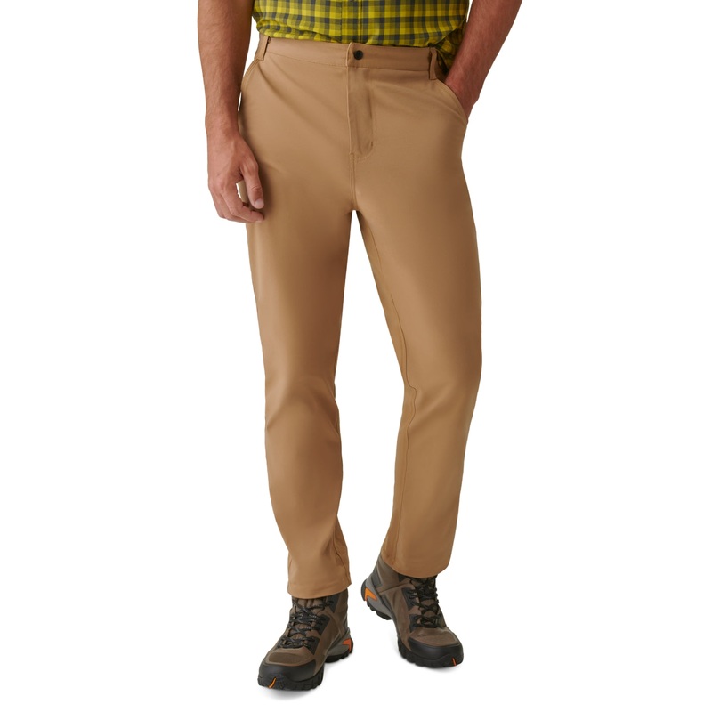 Bass Outdoor Mens Stretch Twill Antique Bronze Brown Pants Large
