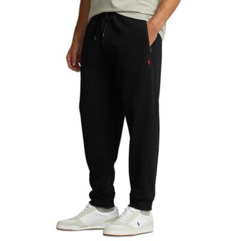 POLO RALPH LAUREN Mens Big & Tall Double-Knit Track Pants Black 1XLT