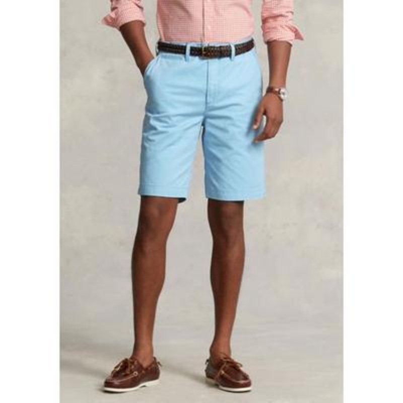 Ralph Lauren Men's 10" Relaxed Fit Twill Shorts Powder Blue 34