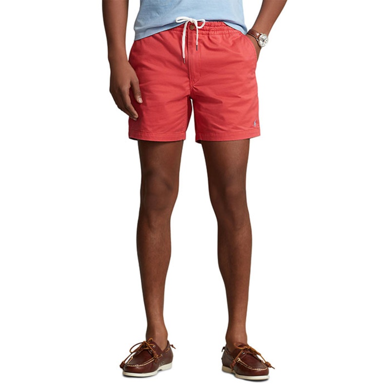 Polo Ralph Lauren Mens 6" Polo Prepster Shorts Starboard Red Large