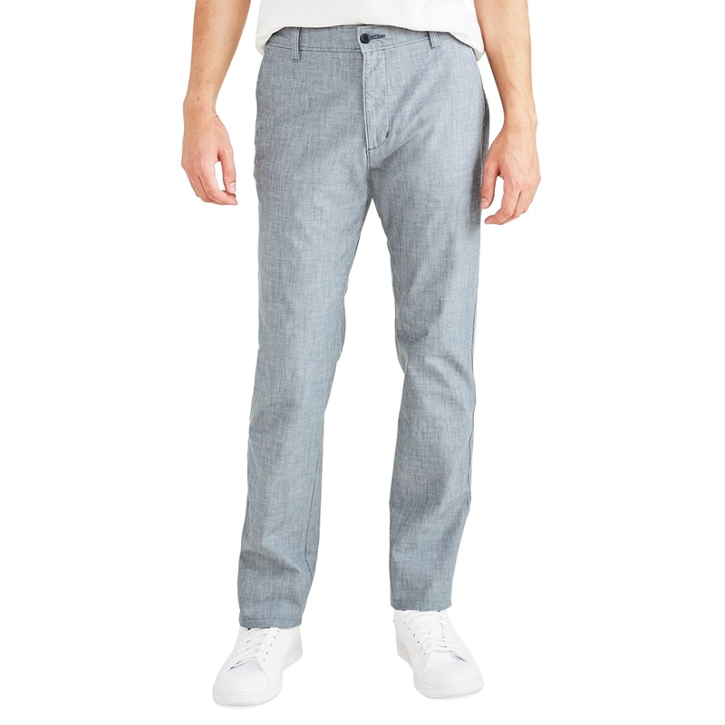 Dockers Men Chino Slim Fit Flat Front Pants Vintage Indigo Blue 38 x 32