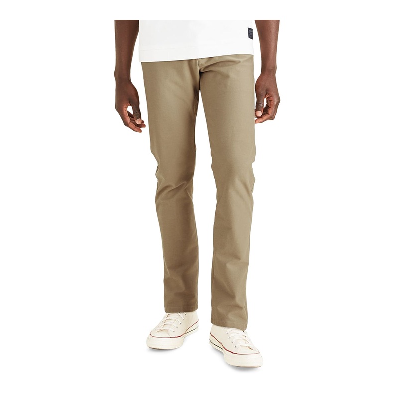 Dockers Mens Slim-Fit Comfort Knit Chino Pants Tan 31 x 30