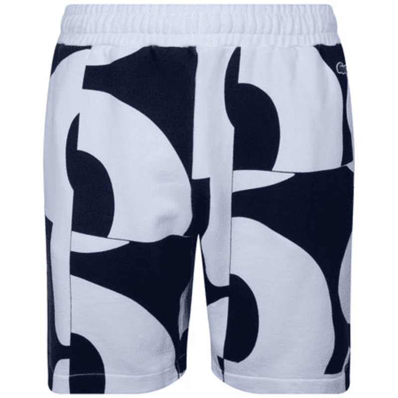 Lacoste Men's Navy White Bold Logo Shorts 4XL