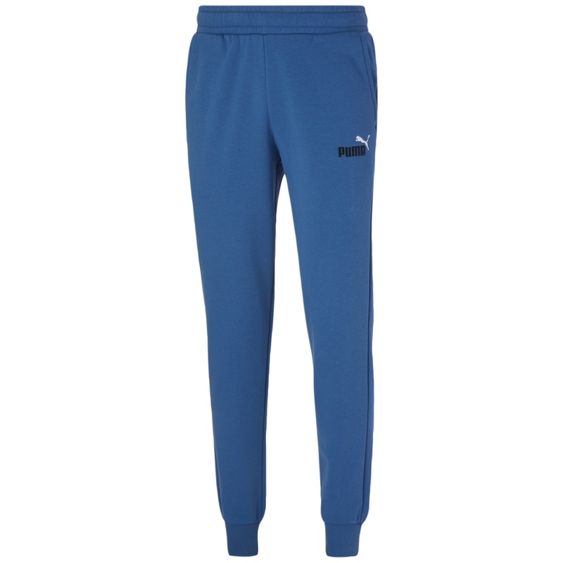 Puma Men's Embroidered Logo Fleece Jogger Sweatpants Lake Blue 2XL