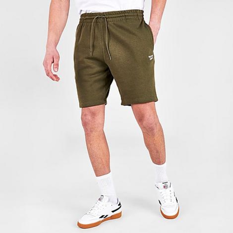 Reebok Men's Fleece Shorts Army Green 2XL