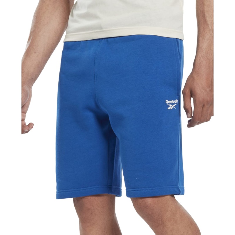 Reebok Men's Identity Slim-Fit Logo Fleece Shorts Vector Blue XL