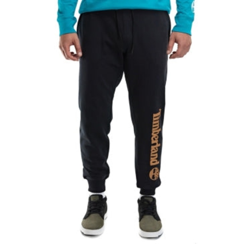 Timberland Men's Core Tree Logo Jogger Sweatpants Black Wheat Boot XXL