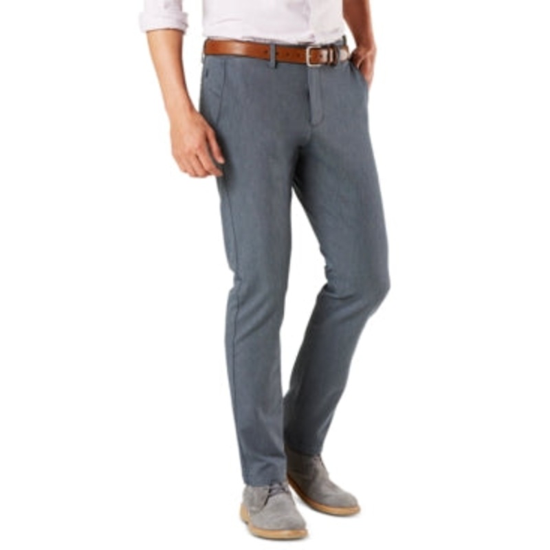 Dockers Mens Slim-Fit Smart 360 Flex Pants Blue 36 x 30