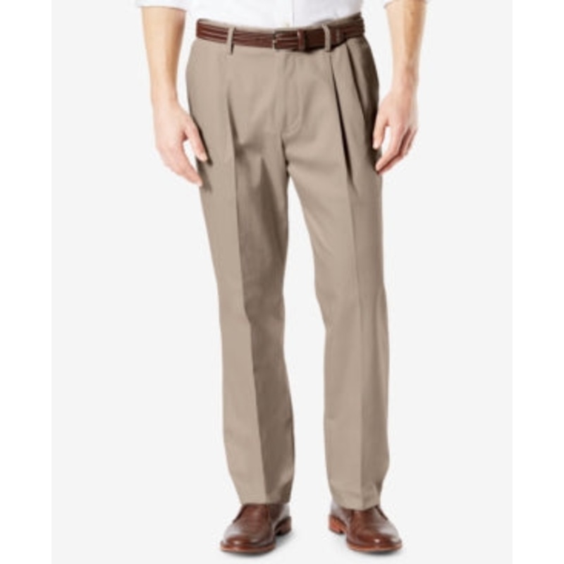 Dockers Mens Signature 2.0 Pants Dark Beige 46 x 29