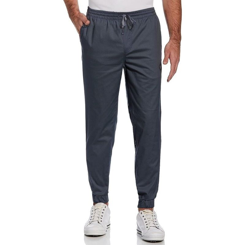 PGA TOUR Men's Slim-Fit Textured Dobby Performance Joggers Pants XXL Caviar Grey