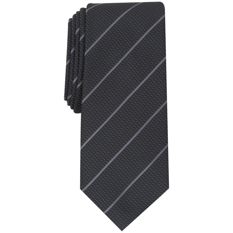 Alfani Mens Pink Terra Stripe Slim NeckTie OS