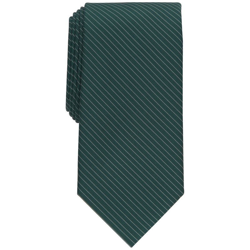 Club Room Men's Necktie Pin Dot Tie Hunter Green OS