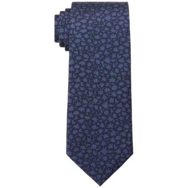 Lauren Ralph Lauren Mens Botanical Tie Indigo Blue