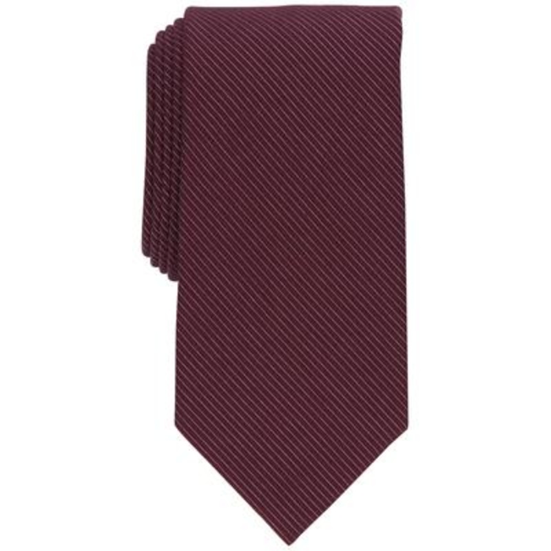 Perry Ellis Men's Burgundy Red Shroyer Tie ONE SIZE Necktie
