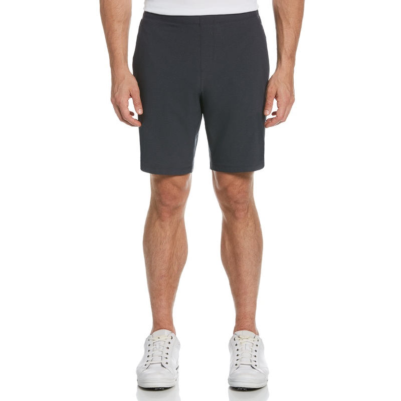 PGA TOUR Mens Textured Dobby Golf Shorts Caviar XL