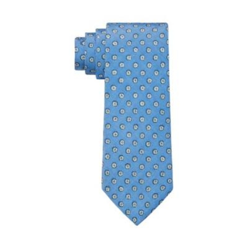 Ralph Lauren Men's Necktie Offset Foulard Tie Lt/Pasblue Light Blue