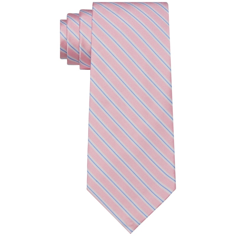 Tommy Hilfiger Men's Bristol Stripe Pink Tie
