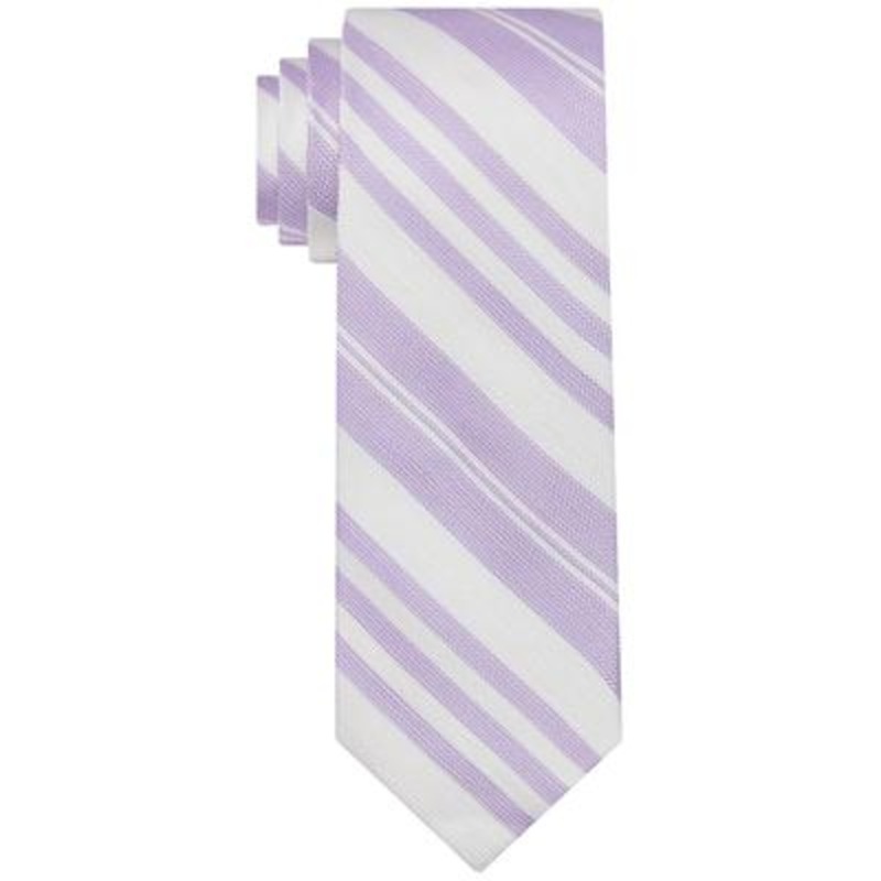 Tommy Hilfiger Men's Sullivan Multi Stripe Tie Purple