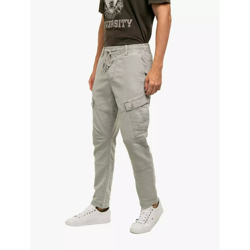 Cotton On OVERCAST GREY Men's Military Cargo Pants Medium
