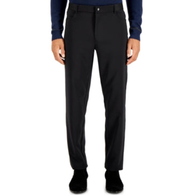 ALFANI Men's Four Pocket Travel Pants Black Medium