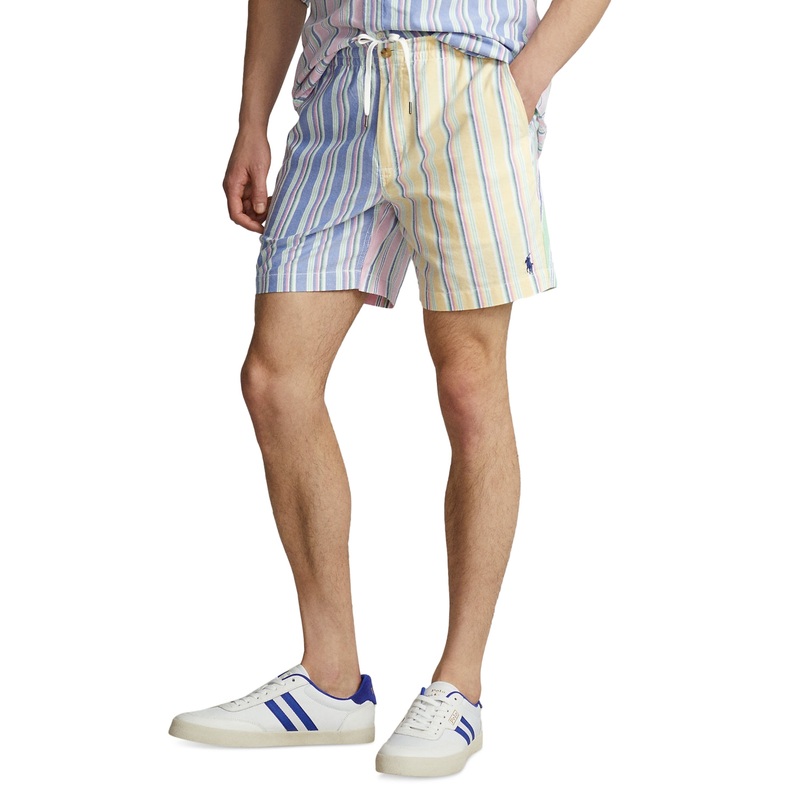 Ralph Lauren Polo Mens 6" Classic Fit Fancy Preppy Shorts Stripe Multi Large