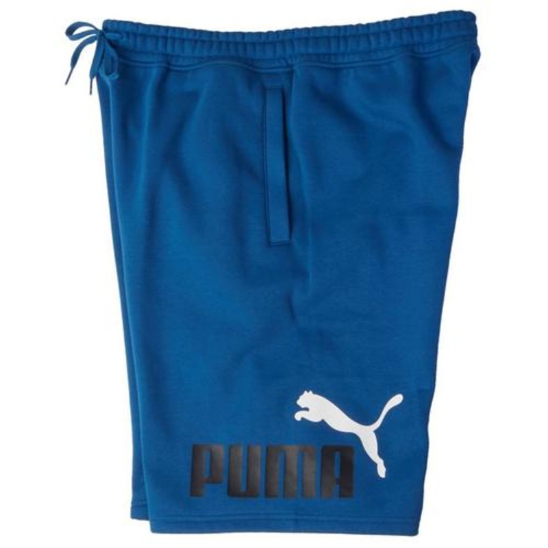 Puma Men's Fleece Logo Shorts Lake Blue XL